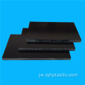 Raw Plastic Black ABS Panel kanggo Tembok